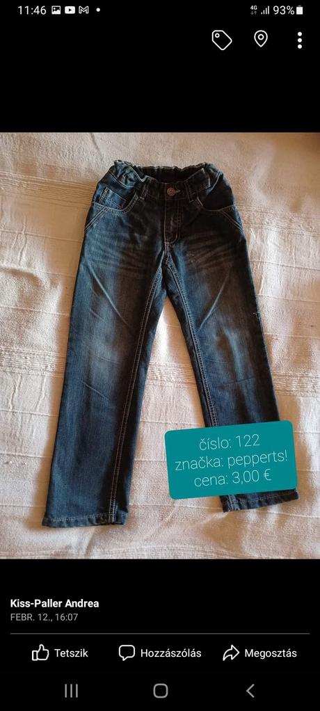 Chlapčenské rifle, pepperts,122