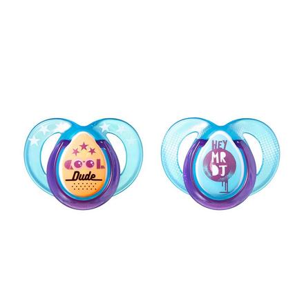 Tommee tippee cumlík c2n silikón any time 6-18m, 2, tommee tippee