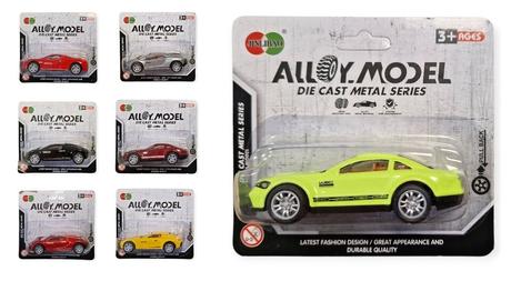 Auto športové kov na spätné naťiahnutie 8cm, 