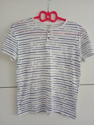 Tričko s modrými pásikmi, sinsay,164