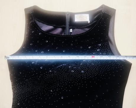 Dlhé plesové šaty s korálkami, l