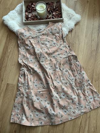 Detské šaty s vreckami, 140