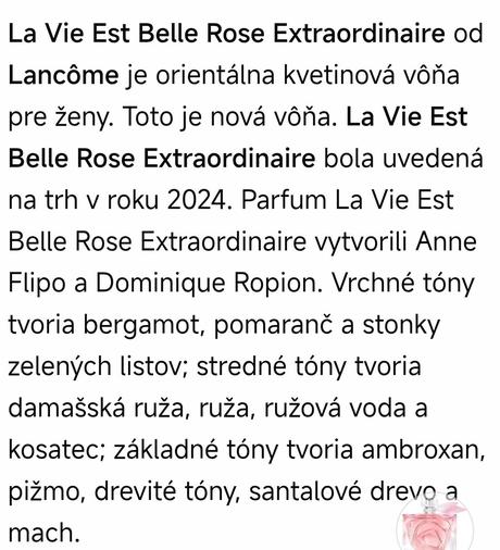 Lancôme lveb rose extraordinaire, 