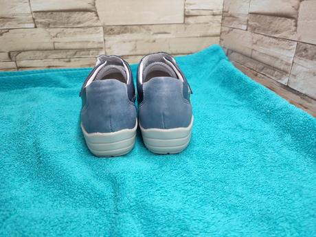 Remonte - rieker 38 - dámske modré topánky koža/l, rieker,38