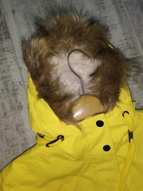 Parka meatfly - m, žltá, m