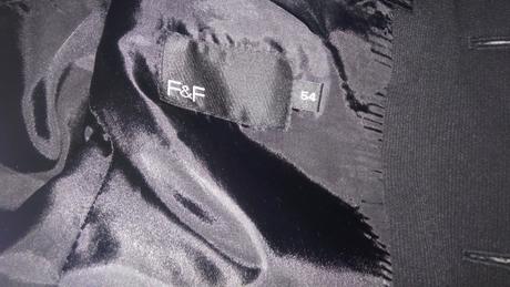 Čierny pánsky oblek, 54