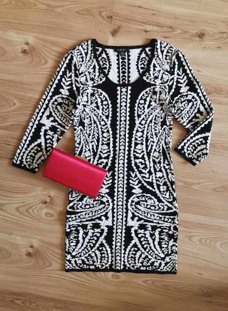 Pletené vzorované šaty, amisu,42