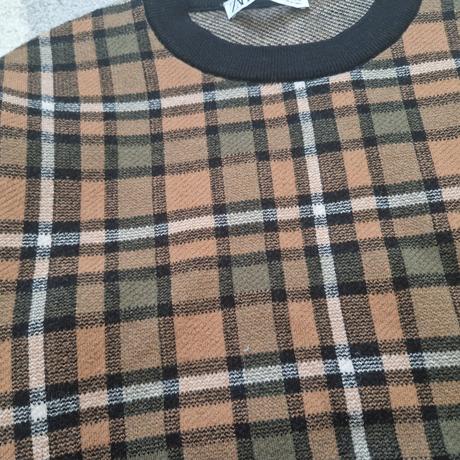 Zara károvaný pulóver, zara,m