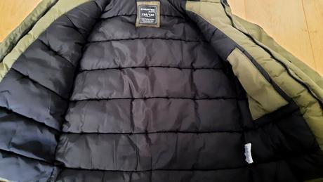 Zimná khaki bunda, takko,134