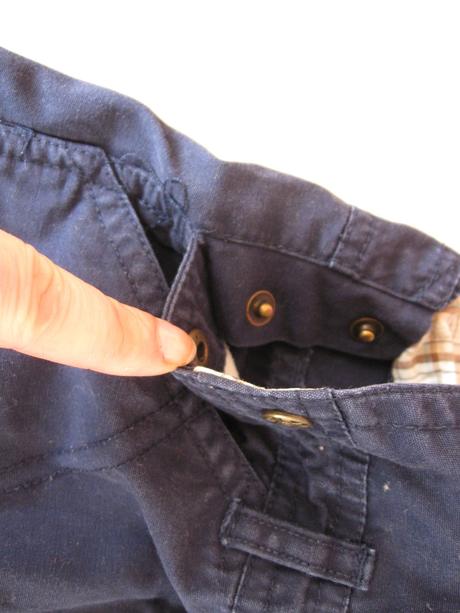 Chlapčenské nohavice na traky, 86