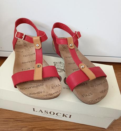 Sandále kožené lasocki, lasocki,37