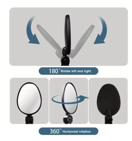 Súprava cyklistických spätných zrkadiel - 2 ks,