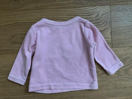 Ružová froté mikina s lietajúcim balónom, lupilu,62