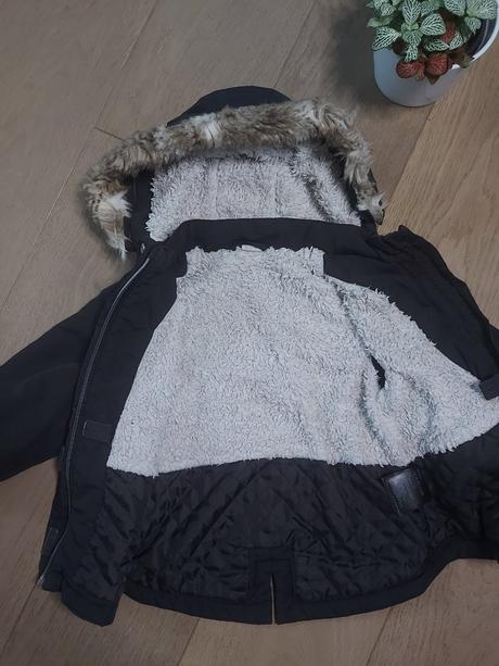 Kožušinkova bunda h&m - super stav, h&m,92