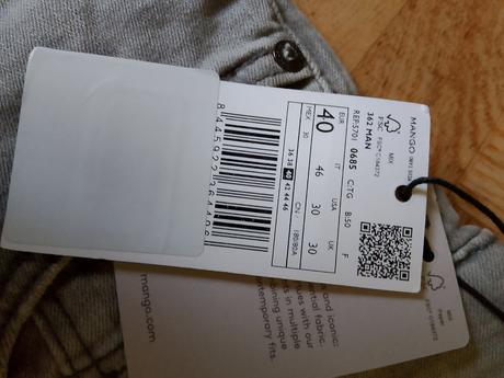 Mango jude pánske rifle skinny fit, mango,40