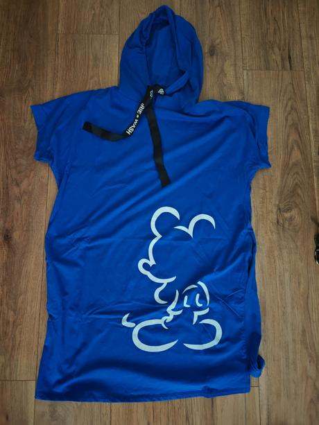 Mickey dlhé tričko kráľovská modrá,