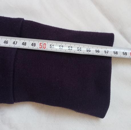 Fialova zateplena mikina, 140