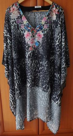 Letná predlžená tunika, 2xl/3xl, xxl