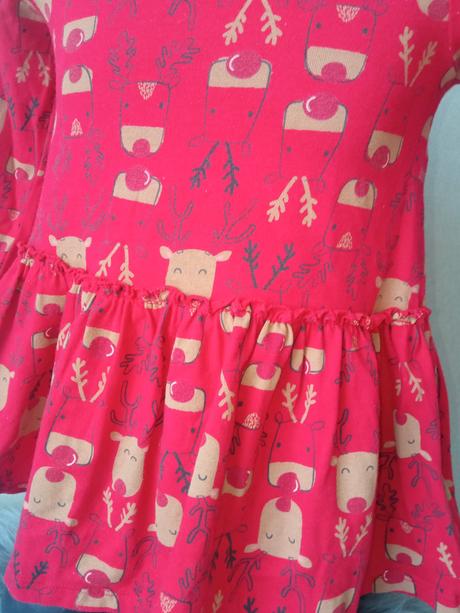 Dievčenské šaty vianoce f&f (18-24 mes.), 92