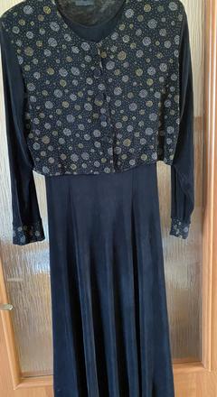 Dlhé spoločenské šaty s bolerkom v. s-m, s