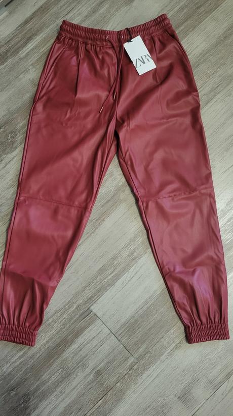 Koženkové nohavice, zara,xs