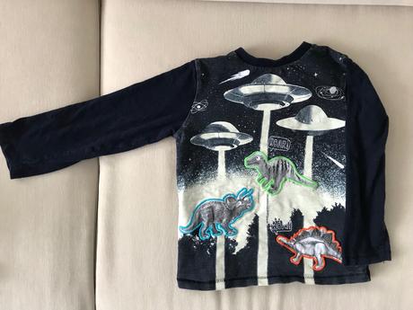 Tričko ufo a dinosaury, bluezoo,104