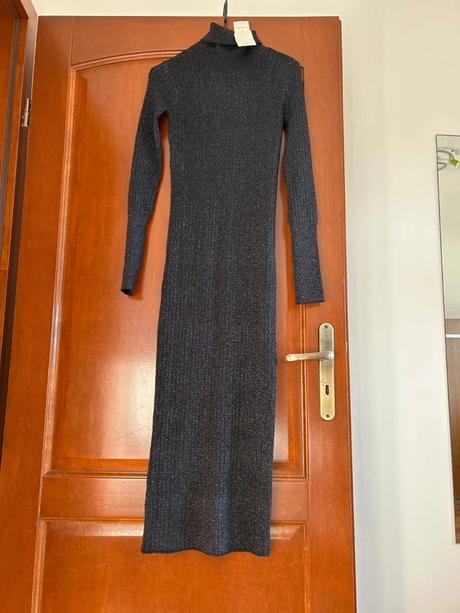 2x nenosené svetrikove šaty s a m, reserved,s