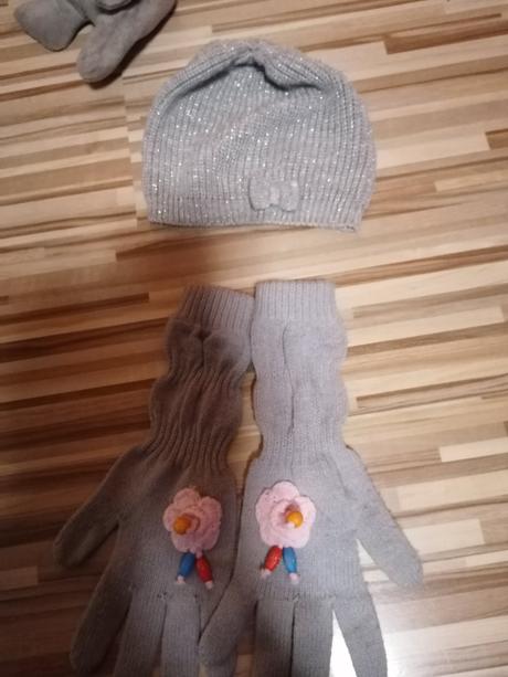 Čiapka, rukavice, h&m,134