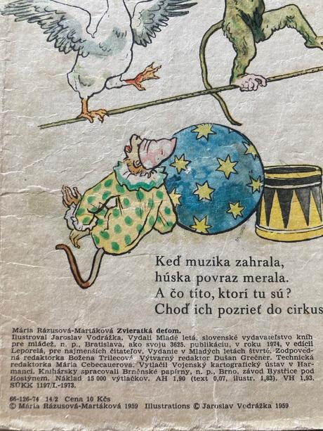 Zvieratká deťom mária rázusová-martáková (1974), 