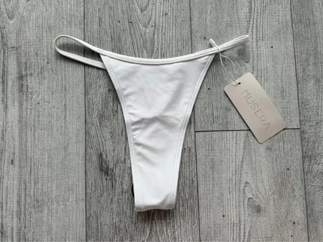 Biele tanga bikiny musera, xs