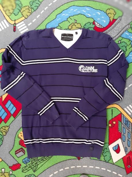 Pánsky sveter fialový, c&a,l