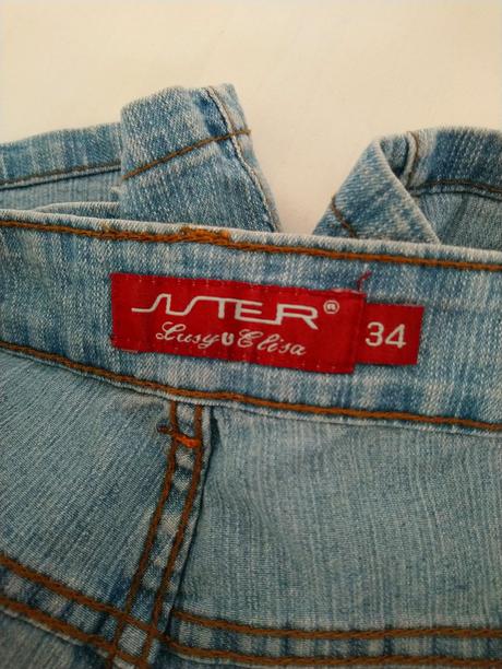 Dámske elastické modré šortky, sister, m, m