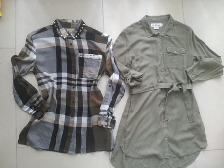 Predĺžená košeľa, h&m,128