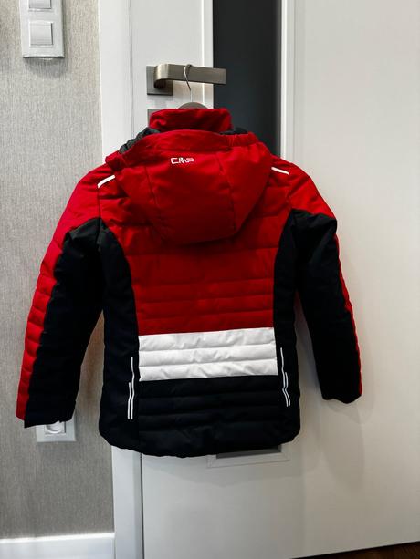 Detská lyžiarska bunda s kapucou, cmp,140