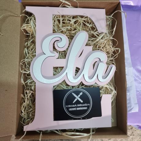 Drevene pismenka s manami, 