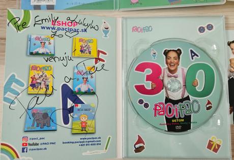 Dvd paci pac 3ks + 1ks cd spolu, 