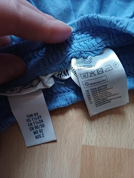 Volániková bavlnená suknička, h&m,92