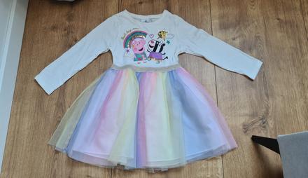 Šaty peppa pig, tesco,104