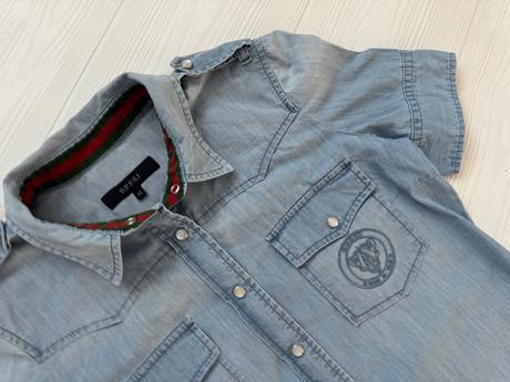 Gucci - denim košeľa, s