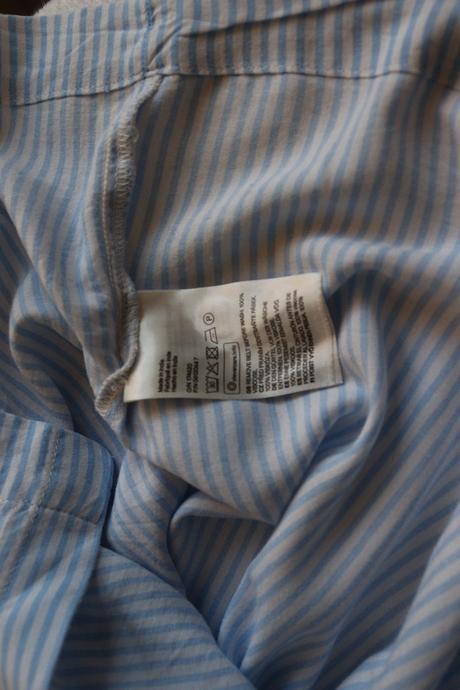 Pásikavé viskózové šaty / tunika, h&m,40