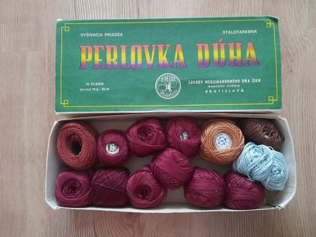 Retro kvalitne vysivacie priadze, 