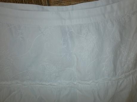 Biela volánová sukňa only-38, only,38