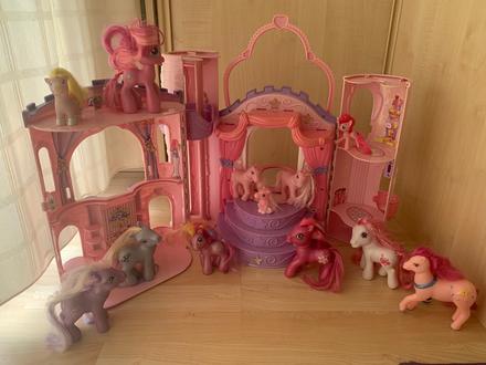 Zámok my little pony s poníkmi,