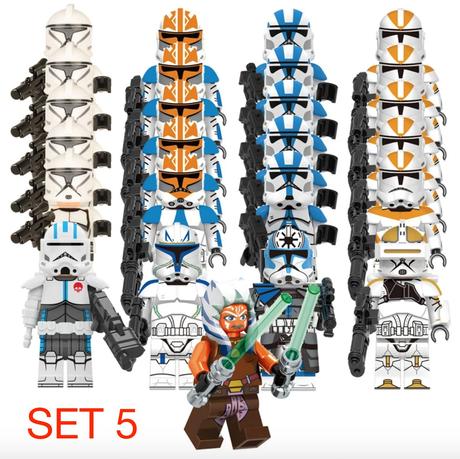 Rôzne figúrky star wars 8 (8ks) typ lego - nové,