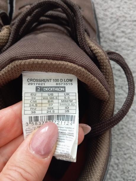 Turistická obuv, 39