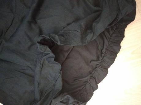 Čierne mini šaty skr, m