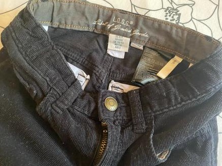 Menčestrové nohavice zn. h&m - l.o.g.g. v. 110, h&m,110
