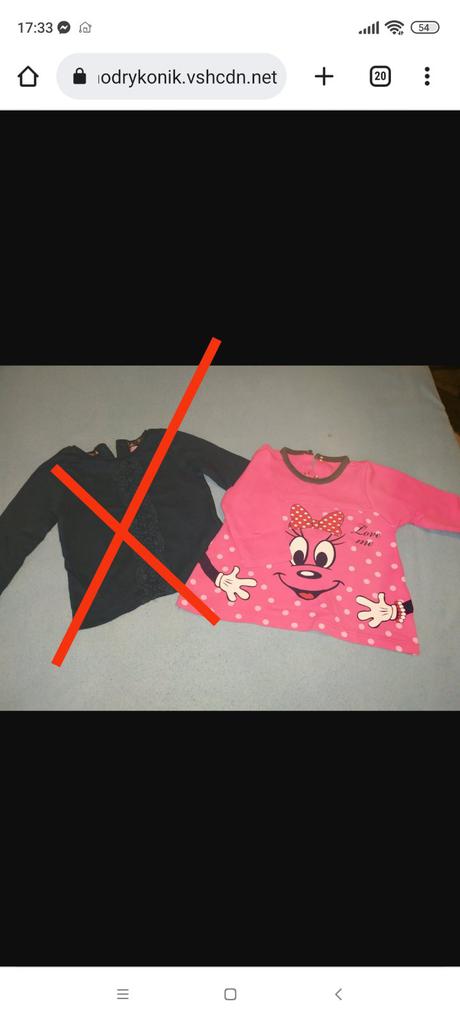 Balík oblečenia pre dievčatko, 68–80