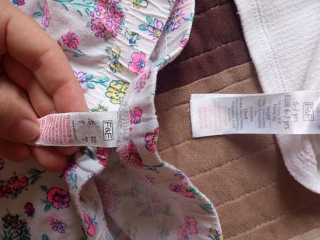 Pyžamo kvetovane, f&f,110