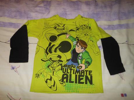 Zelenočierne tričko next ben 10 - 98, next,98